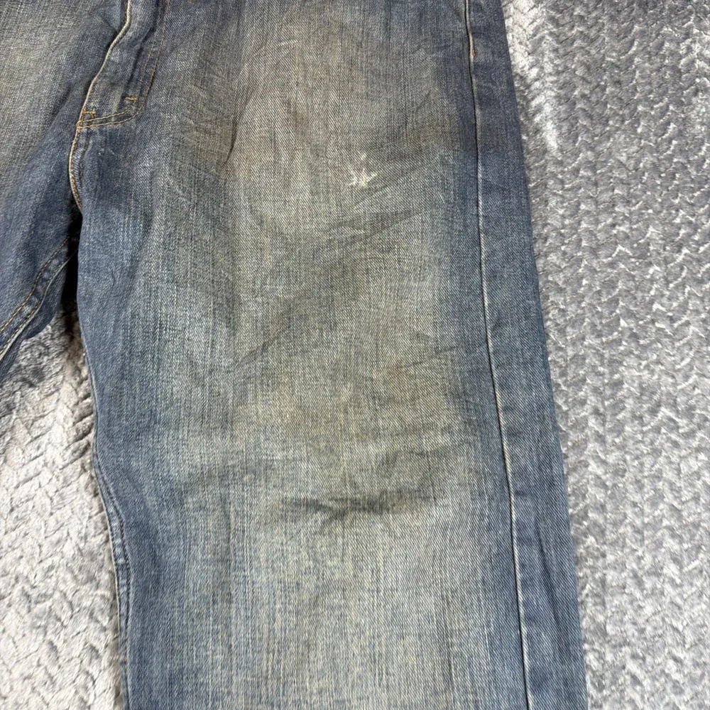 Signature Levis‎ Strauss Jeans Mens 40x30 Blue Dark Wash Cotton Stretch Athletic